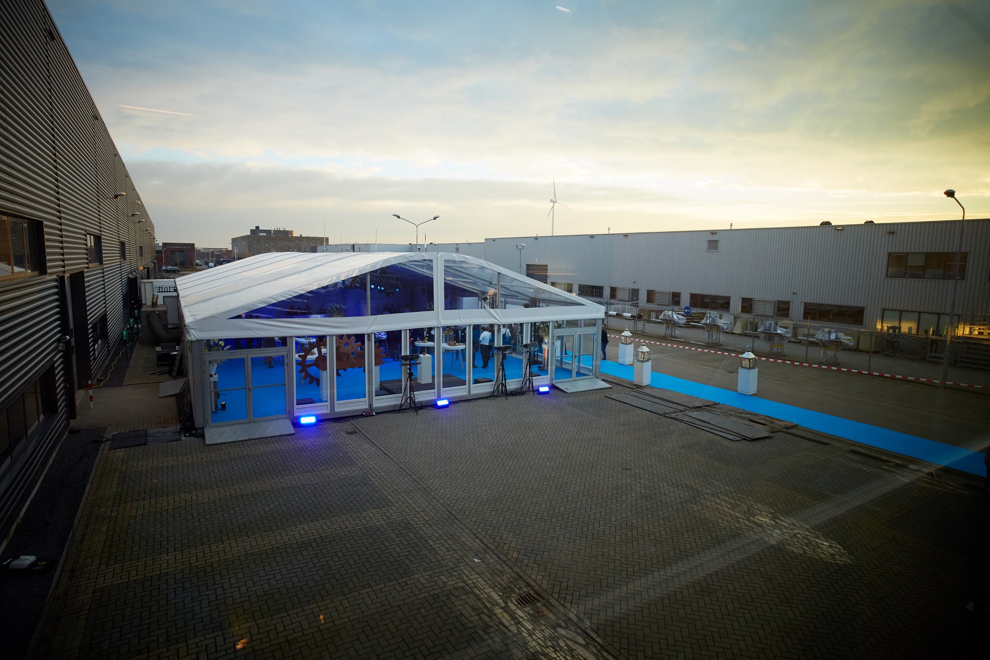 Maessen Tenten & De opening van Comstor Maessen Tentsupply